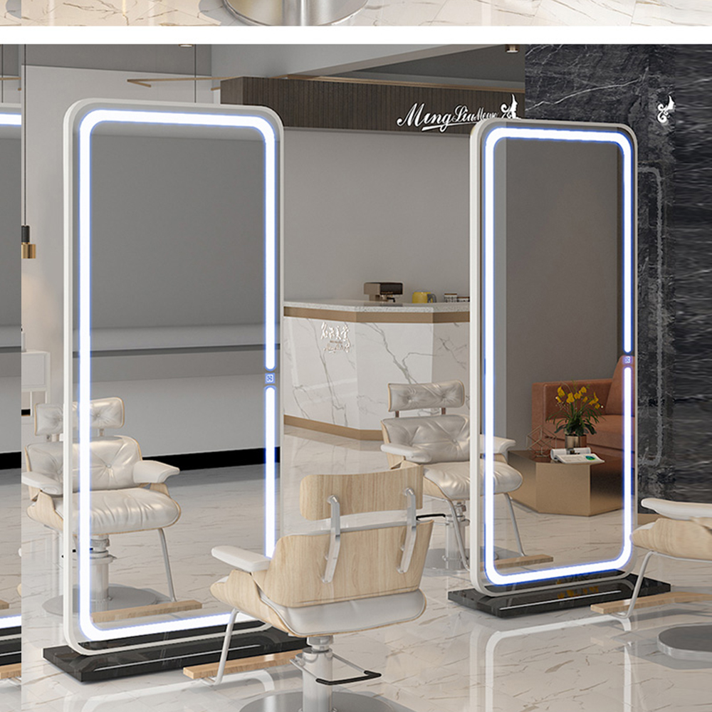 Aluminium Frame Spiegel Kleedkamer Full Body Led Full Body Spiegel In Slaapkamer Met Led Licht Verlichte Staande Spiegel
