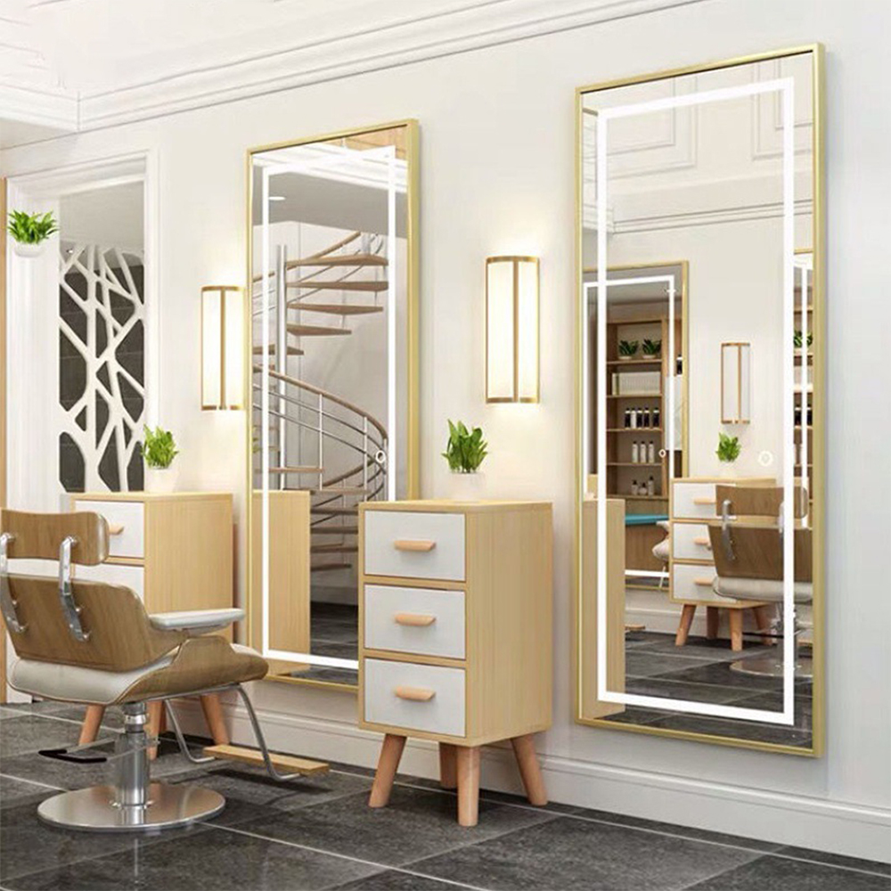 Wandmontage Hotel Badkamer Kappers Schoonheidssalon Led Volledige lengte make-upspiegel