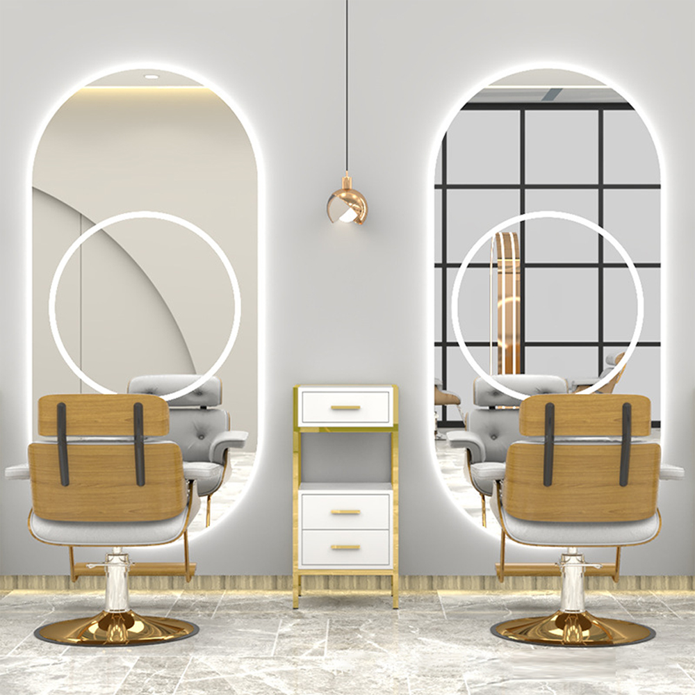Kapperszaak Spiegel Speciaal Led Met Lamp Wandmontage