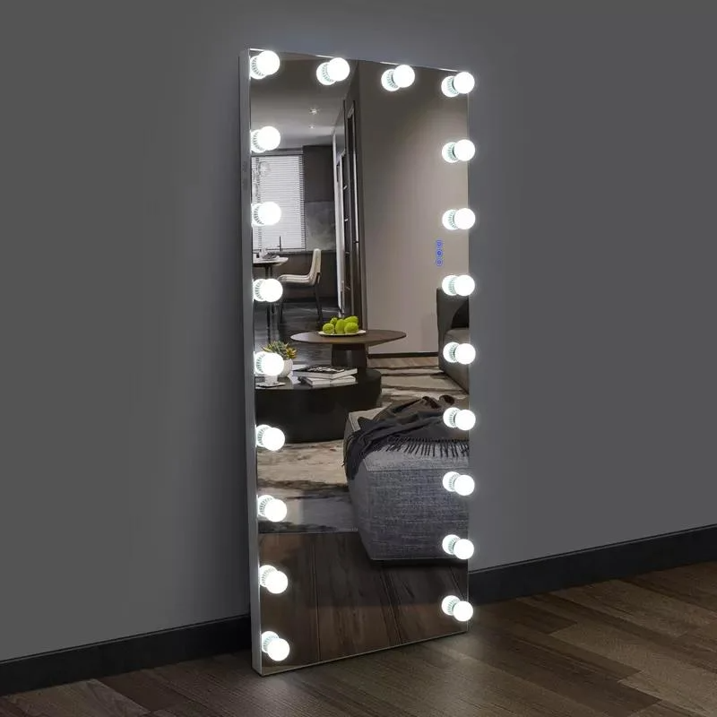 Bluetooth-luidspreker Salon Hollywood Volledige lichaamslengte LED-verlichting Make-upspiegel