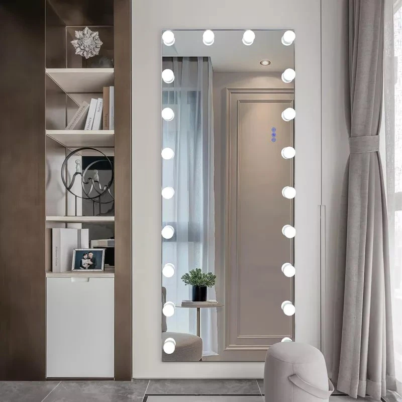 Bluetooth-luidspreker Salon Hollywood Volledige lichaamslengte LED-verlichting Make-upspiegel