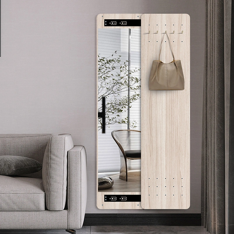 Hole Board Full-Length Nordic Explosion-Proof Mirror Push Pull Verborgen Wall-Hanging Fitting Mirror