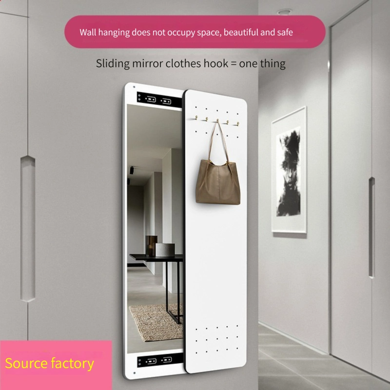 Hole Board Full-Length Nordic Explosion-Proof Mirror Push Pull Verborgen Wall-Hanging Fitting Mirror