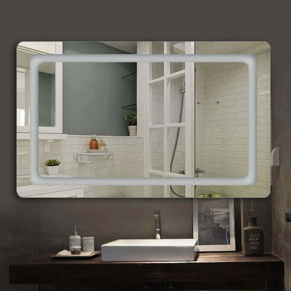 Woondecoratie Wandspiegel Badkamerspiegel Bluetooth Make-upspiegel LED Smart Mirror Salonmeubels