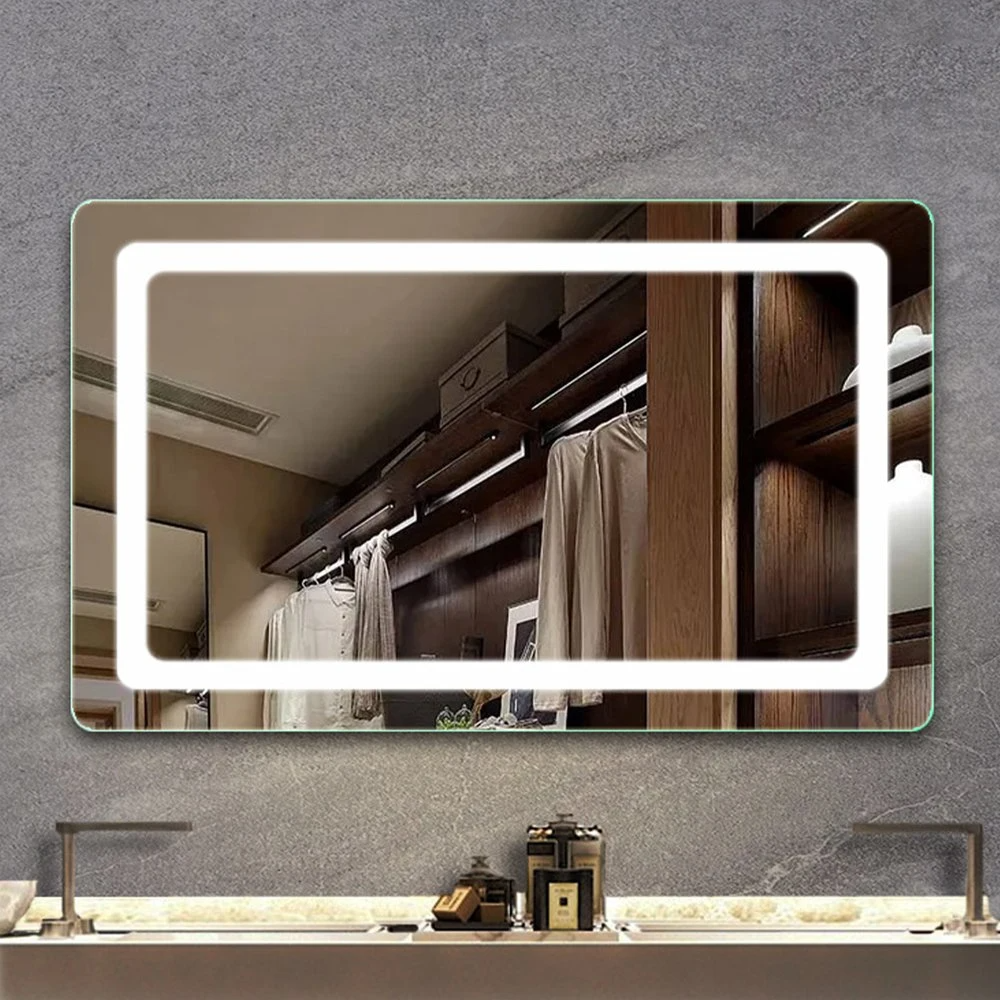 Woondecoratie Wandspiegel Badkamerspiegel Bluetooth Make-upspiegel LED Smart Mirror Salonmeubels
