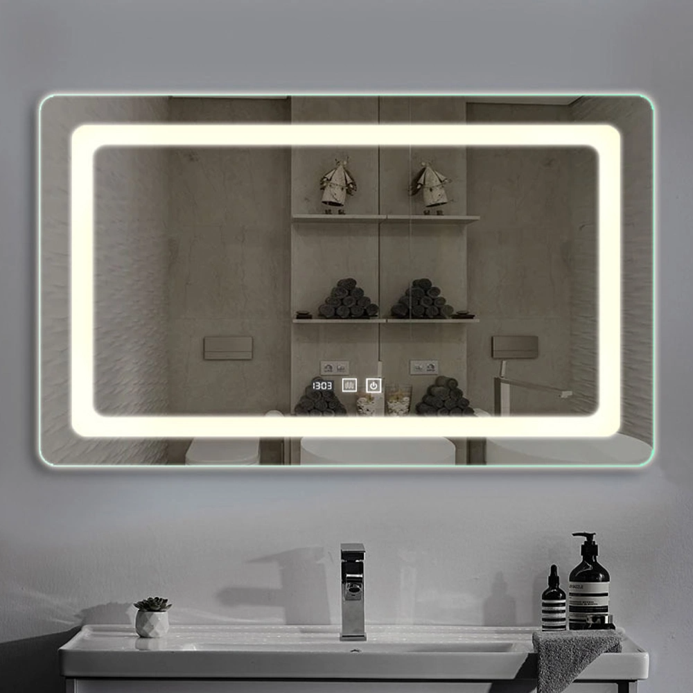 Woondecoratie Wandspiegel Badkamerspiegel Bluetooth Make-upspiegel LED Smart Mirror Salonmeubels