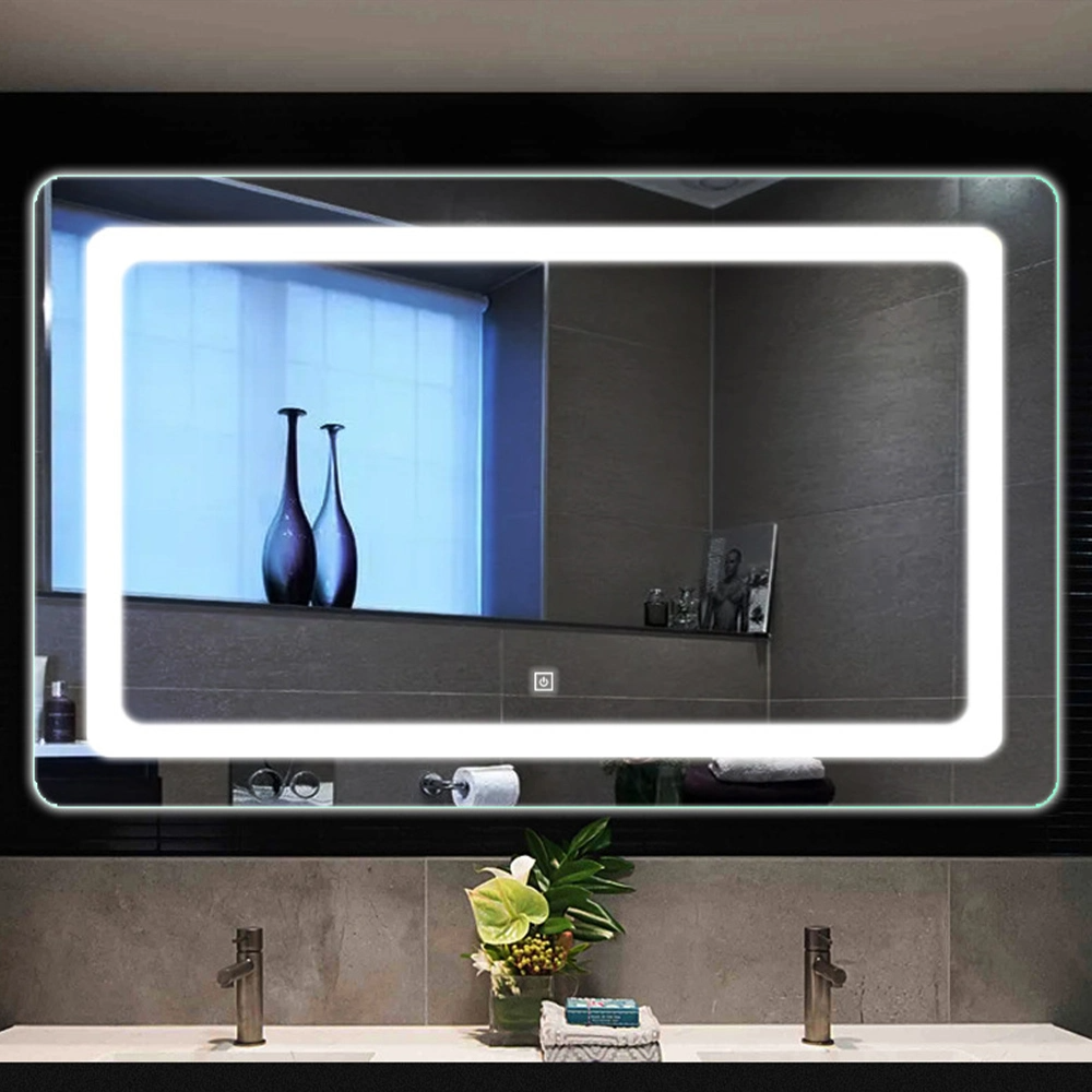 Woondecoratie Wandspiegel Badkamerspiegel Bluetooth Make-upspiegel LED Smart Mirror Salonmeubels