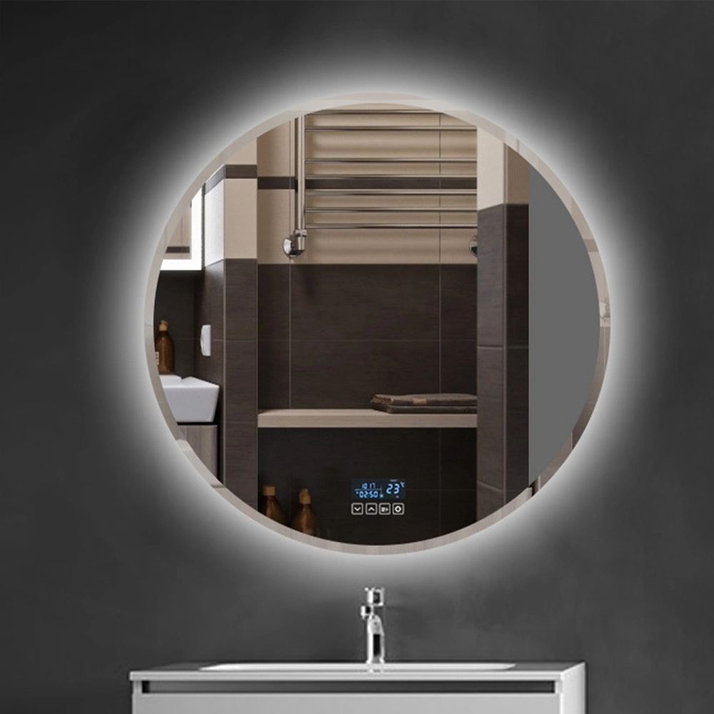 ronde led-badkamerspiegel verlicht anti-condens led-licht badkamer slimme make-up make-upspiegel, touch-dimbare schakelaar kleurtemperatuur ronde led-badkamerspiegel