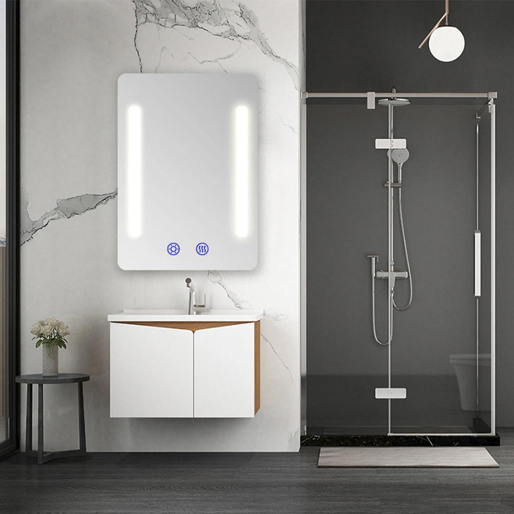 Fabrieksprijs Aangepast touchscreen LED-verlichting Hollywood-spiegel Badkamer Slimme ijdelheid Anti-mistspiegel met verlichting