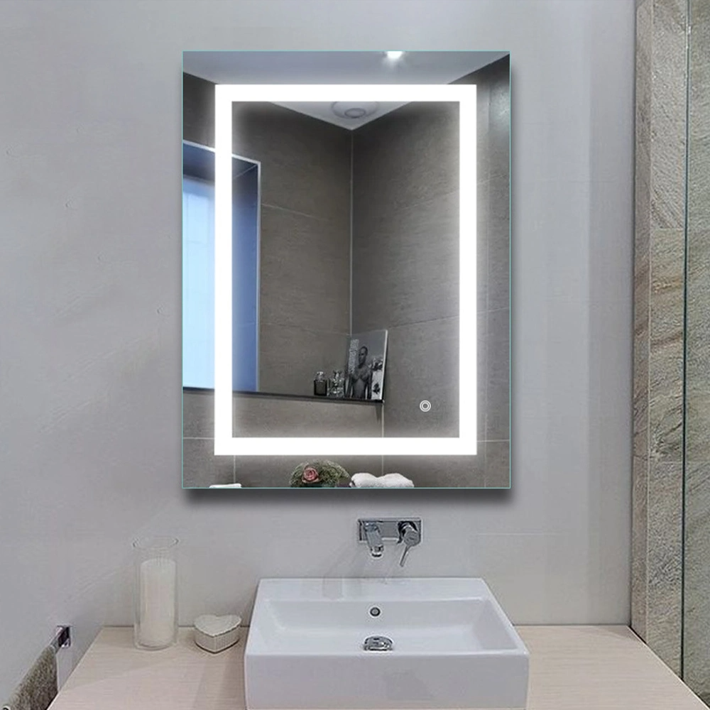 Fabrieksmuur Woondecoratie Decoratie Salonmeubels Make-up Cosmetische Smart Verlichte Verlichte Vanity LED-badkamerspiegel met verlichting Defogger