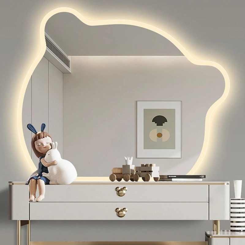 Beer Touchscreen Golfspiegel Toilet Slaapkamer Creatieve onregelmatige heterotypische make-up make-upspiegel