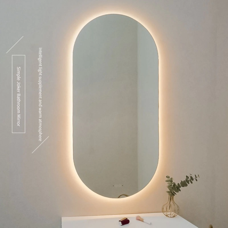 Intelligente badkamerspiegel Wandgemonteerde LED-badkamerspiegel met lichte anti-condens toiletspiegel