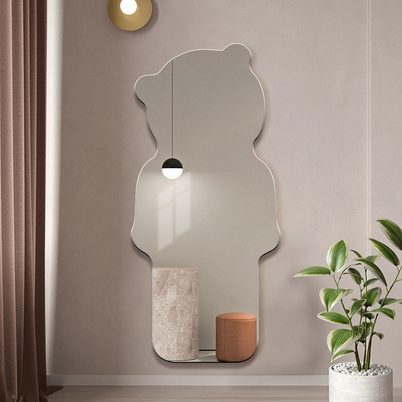 Nordic Girls Creative Ins Bear Full-Length Mirror Family Porch Art Speciaal gevormde Full-Length Mirror
