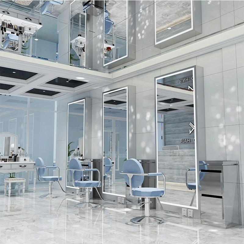 Wandmontage LED Salon Spiegel Licht Slimme Spiegel Rechthoek Defogger Dressing Groothandel Volledige Lengte Spiegel LED