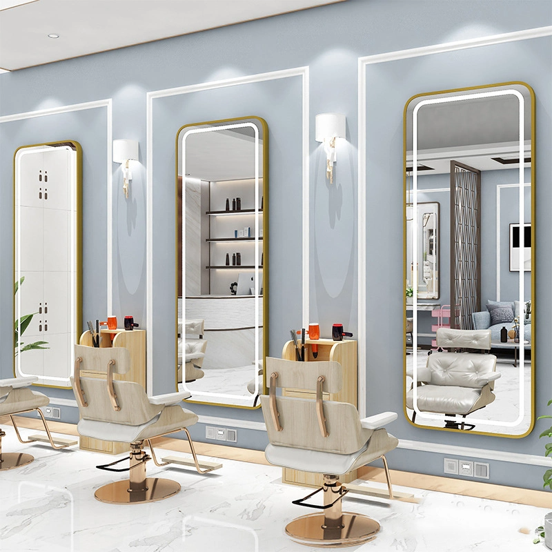 Wandmontage LED Salon Spiegel Licht Slimme Spiegel Rechthoek Defogger Dressing Groothandel Volledige Lengte Spiegel LED