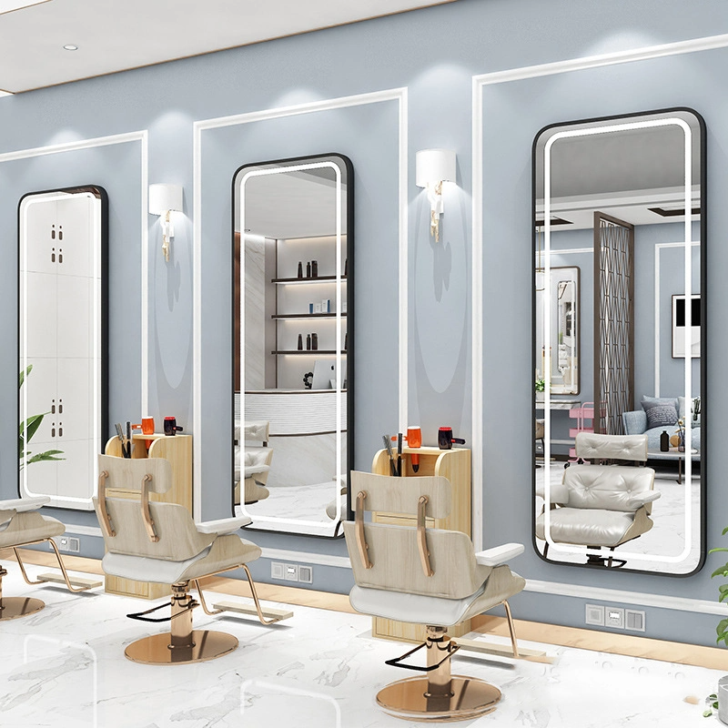 Wandmontage LED Salon Spiegel Licht Slimme Spiegel Rechthoek Defogger Dressing Groothandel Volledige Lengte Spiegel LED