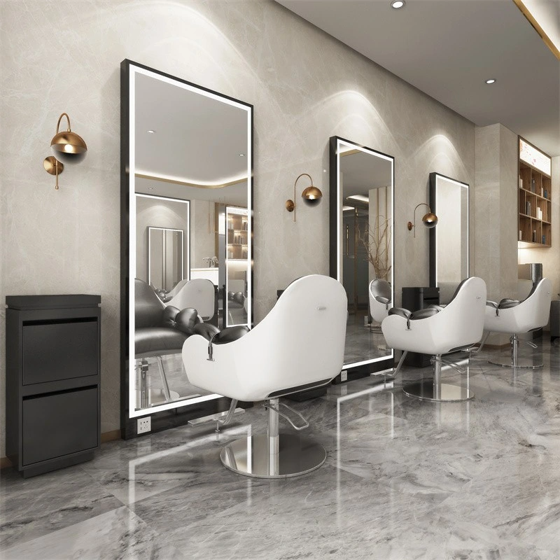 Wandmontage LED Salon Spiegel Licht Slimme Spiegel Rechthoek Defogger Dressing Groothandel Volledige Lengte Spiegel LED